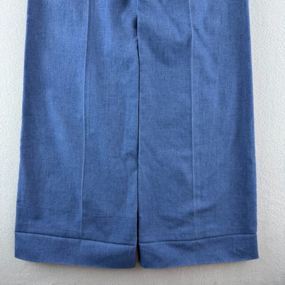 Vintage Levis Pants Mens Fits 29x35 Blue Early 70s 1972 Bell Bottoms Chambray
